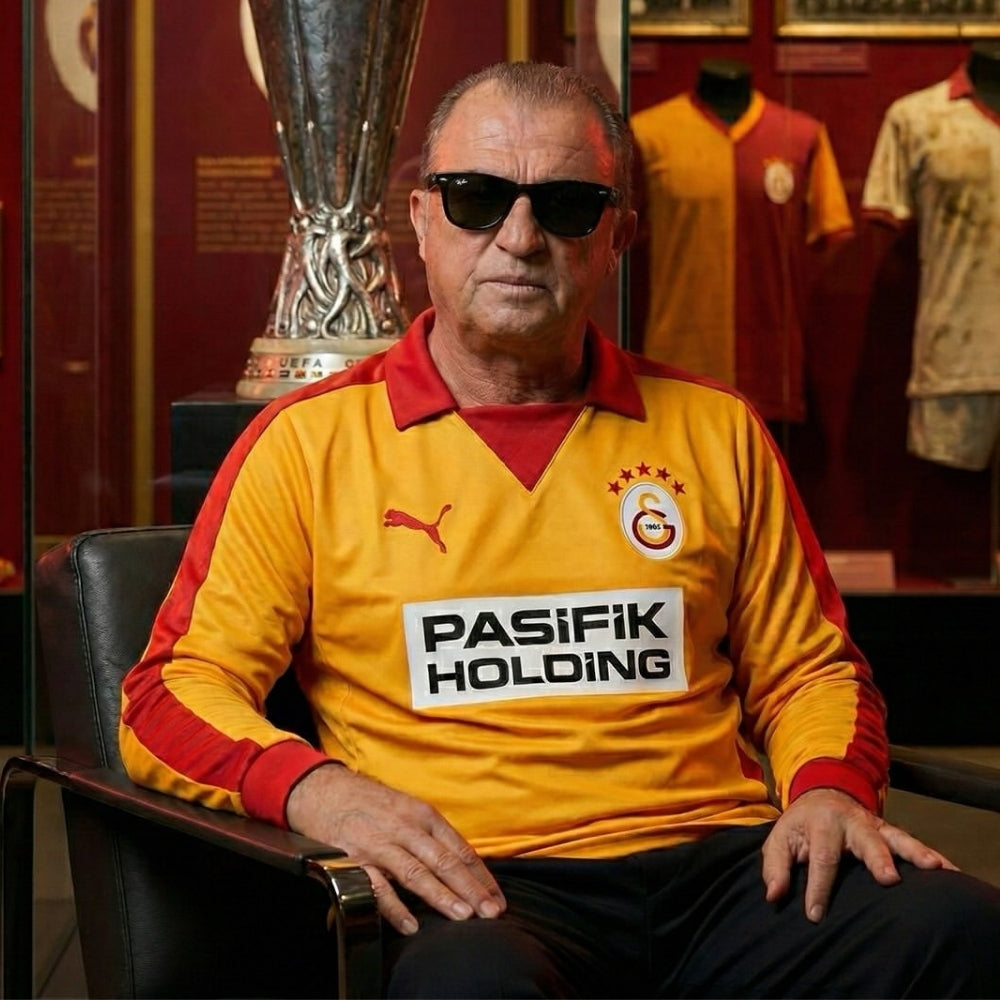 Retro Uzun Kollu Sarı Forma