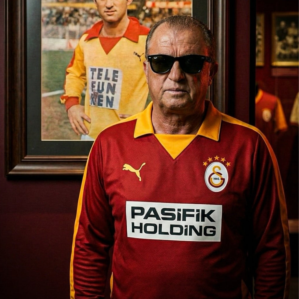 Retro Uzun Kollu Kırmızı Forma