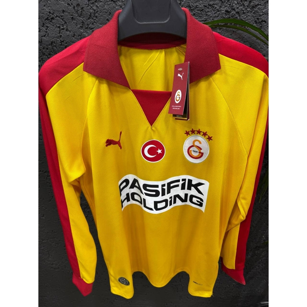 Retro Uzun Kollu Sarı Forma