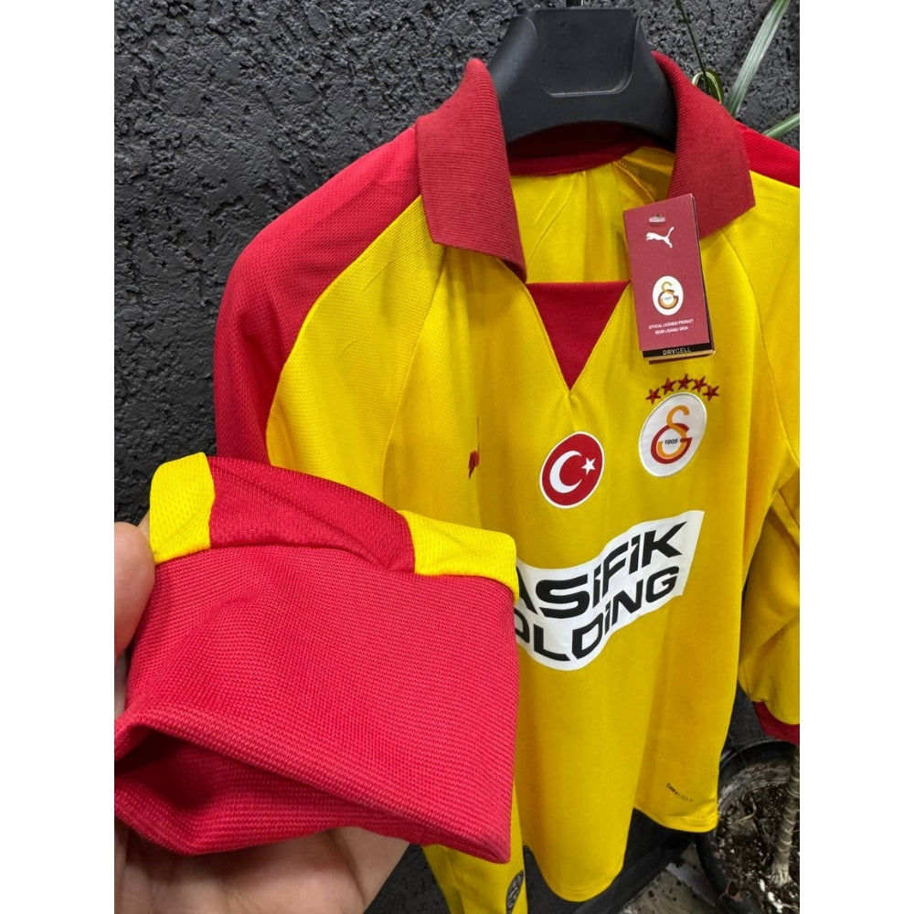 Retro Uzun Kollu Sarı Forma