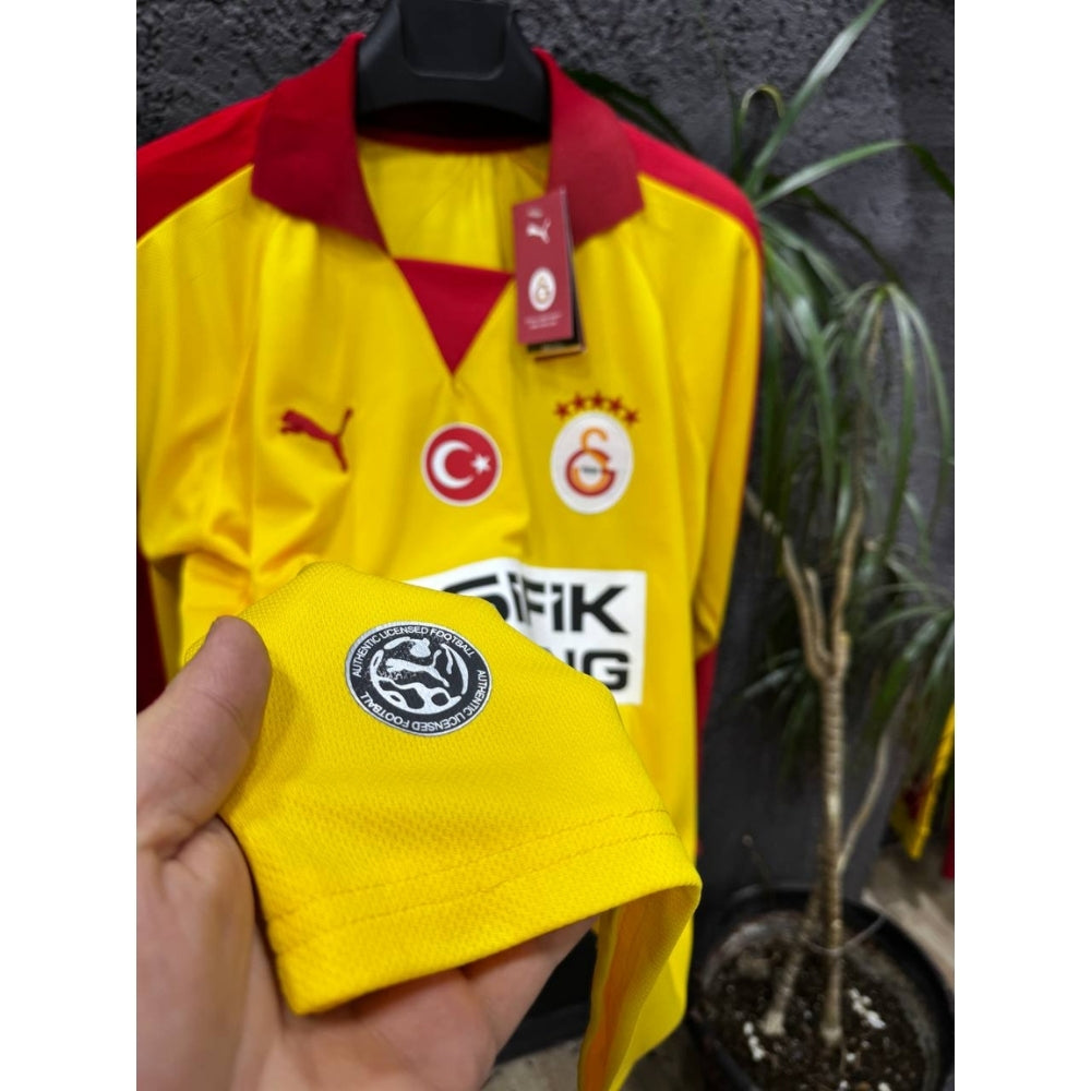 Retro Uzun Kollu Sarı Forma