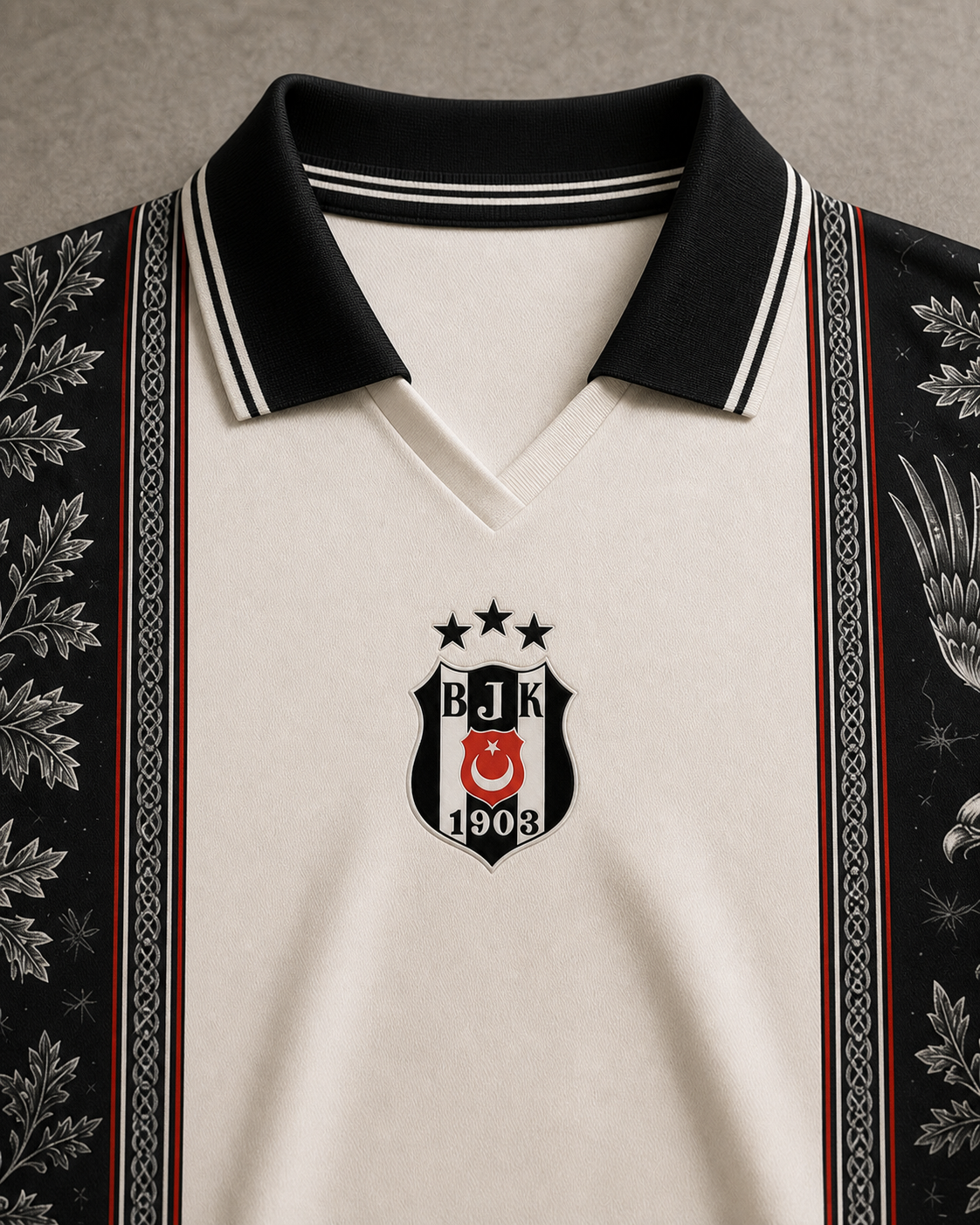 Beşiktaş Premium Seri Polo Yaka Tişört M01 [Ön Sipariş]