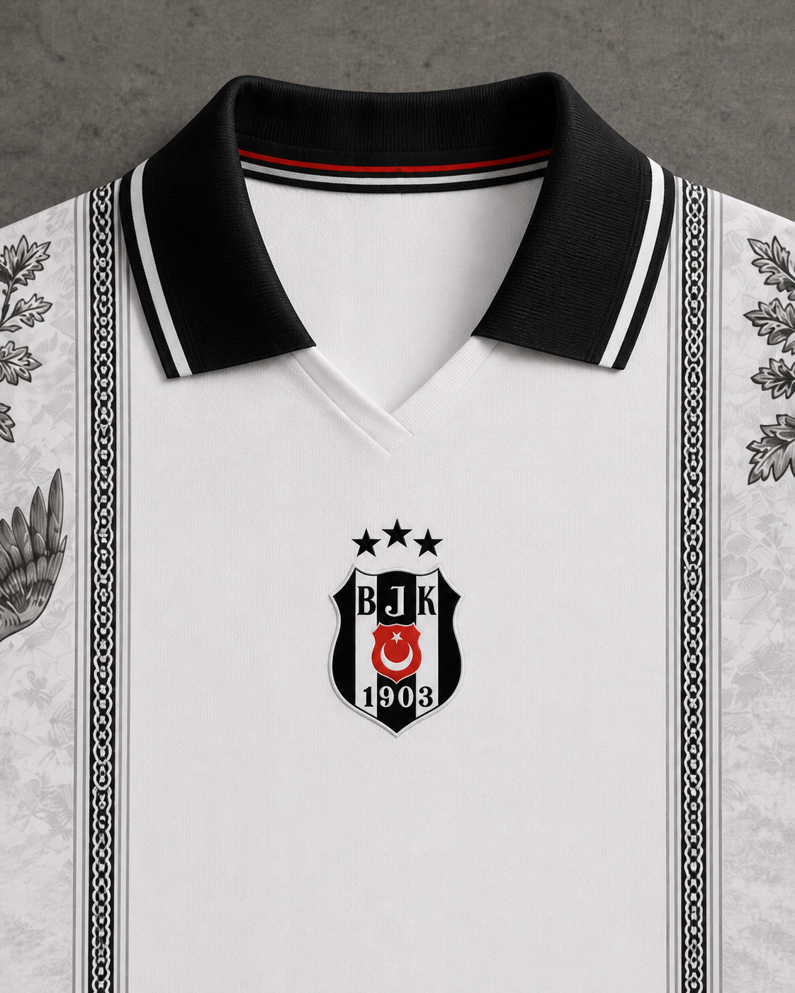Beşiktaş Premium Seri Polo Yaka Tişört M02 [Ön Sipariş]