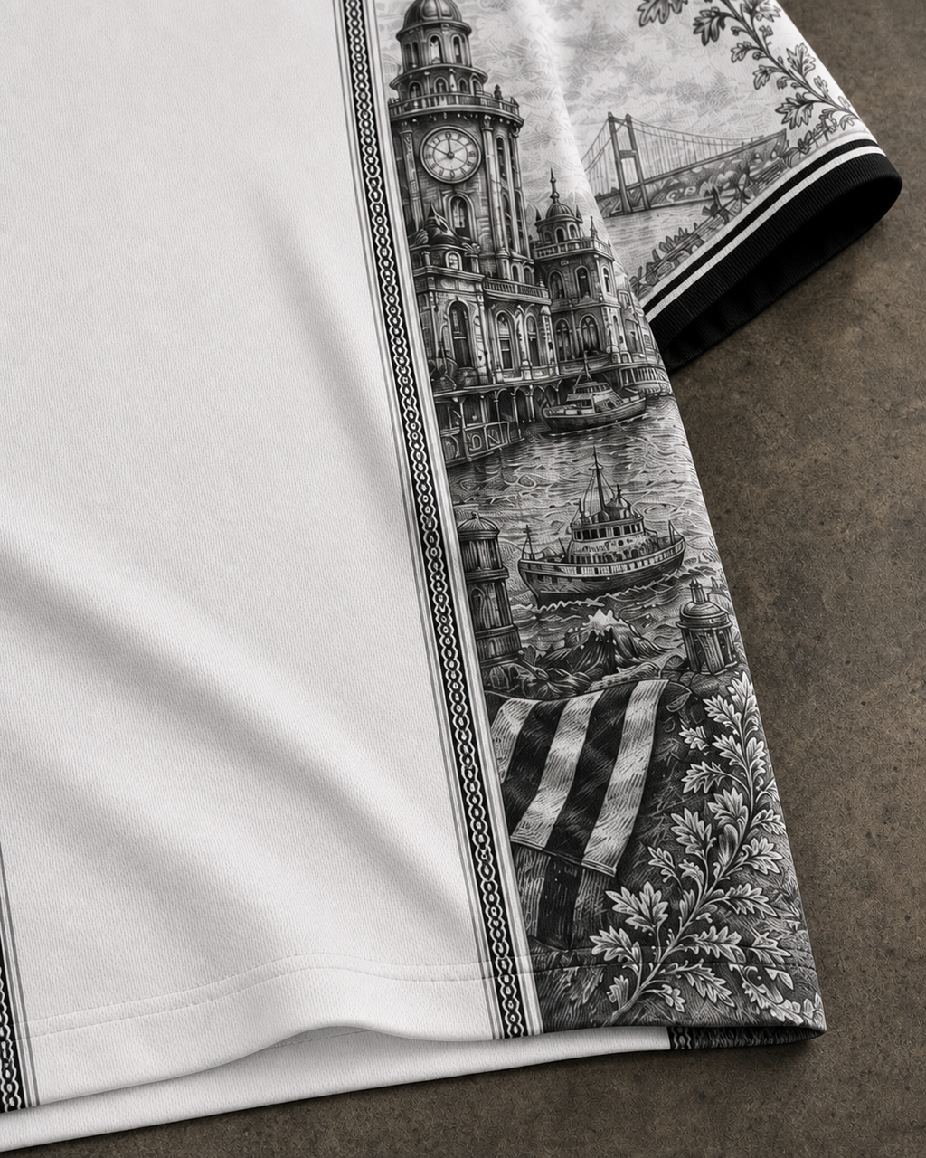 Beşiktaş Premium Seri Polo Yaka Tişört M02 [Ön Sipariş]