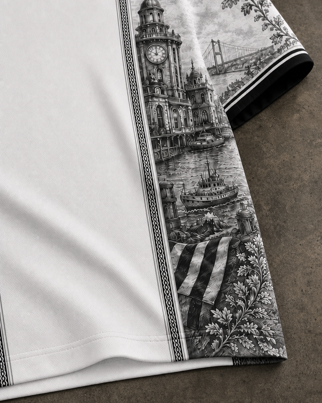Beşiktaş Premium Seri Polo Yaka Tişört M02 [Ön Sipariş]
