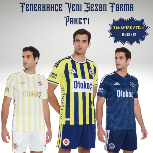 Fenerbahçe 26/27 Yeni Sezon Tüm Forma Paketi [Taraftar Atkısı Hediyeli]