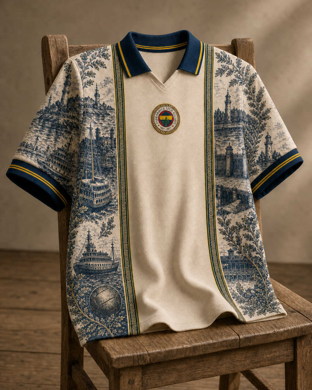 Fenerbahçe Premium Seri Polo Yaka Tişört M01 [Ön Sipariş]