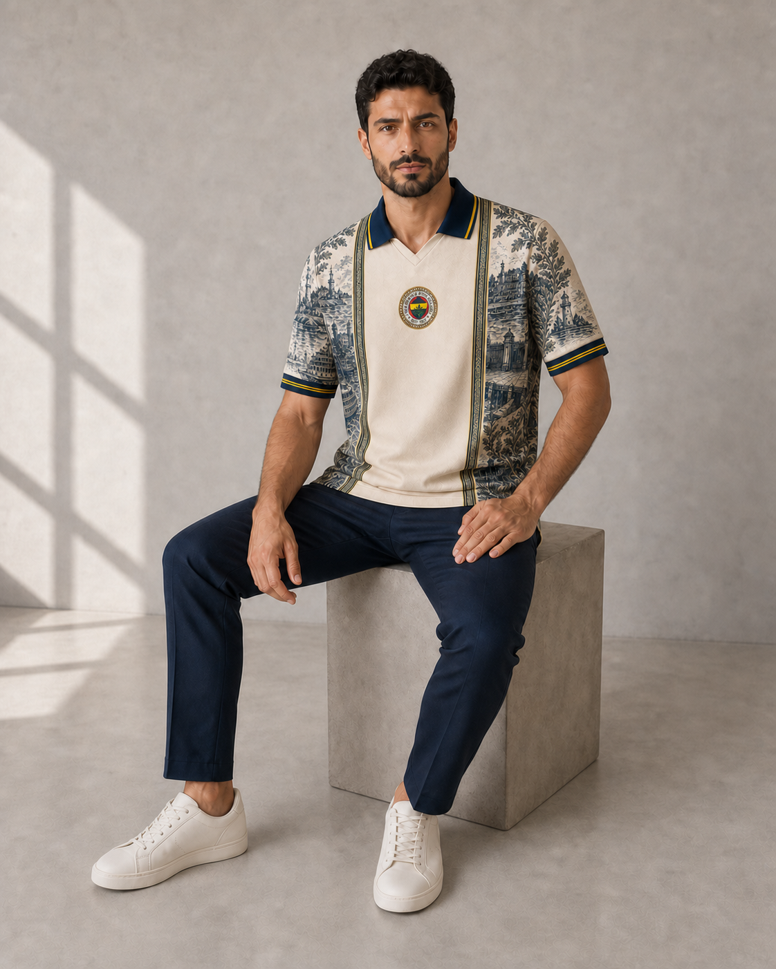 Fenerbahçe Premium Seri Polo Yaka Tişört M01 [Ön Sipariş]