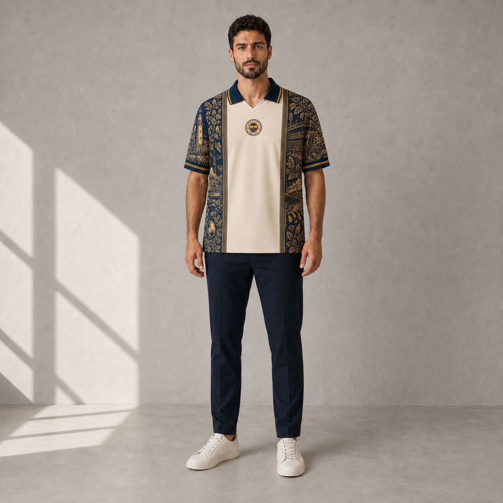 Fenerbahçe Premium Seri Polo Yaka Tişört M02 [Ön Sipariş]