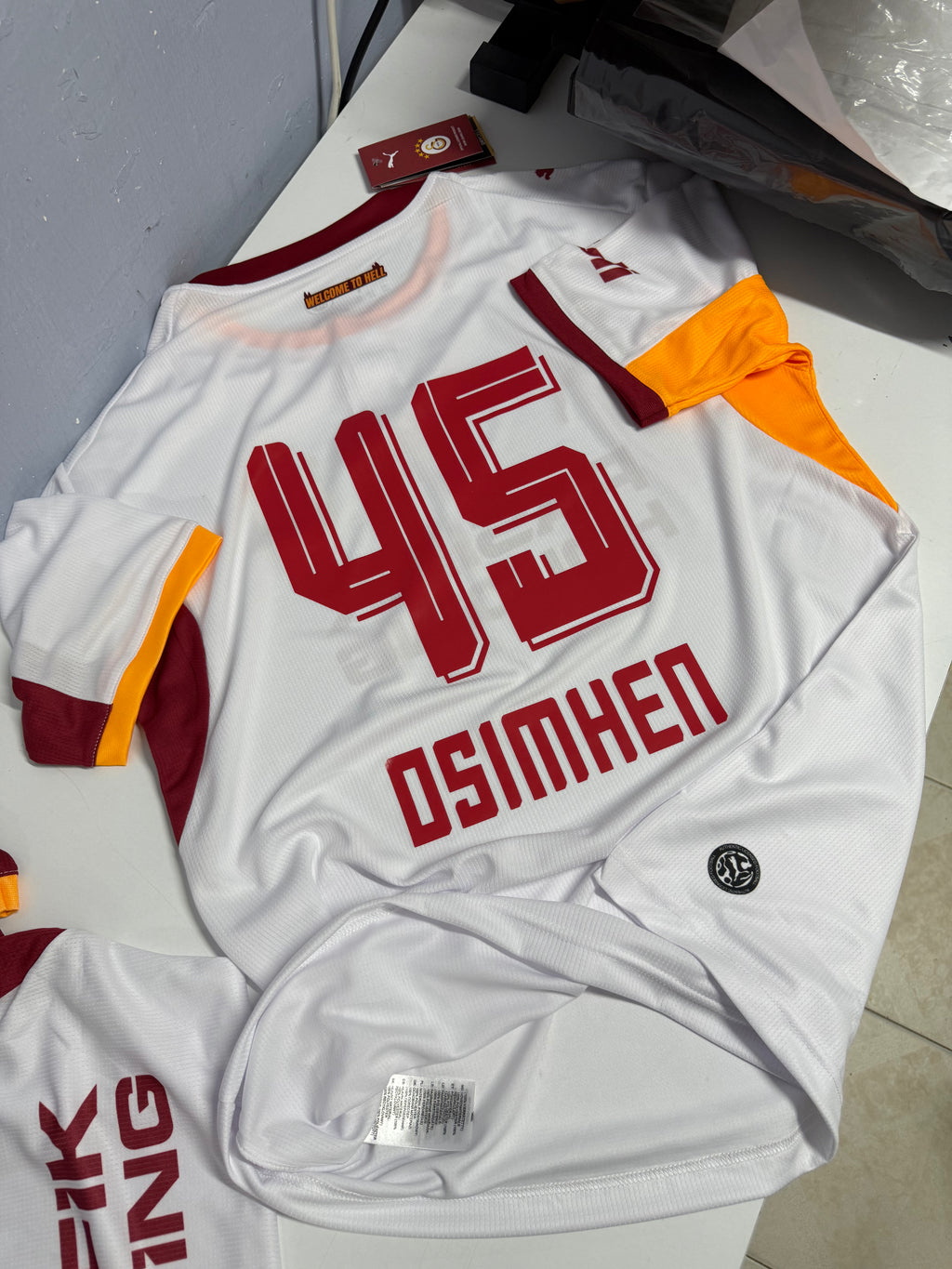 Osimhen 26-27 Yeni Sezon Beyaz Forma [Premium Kalite]