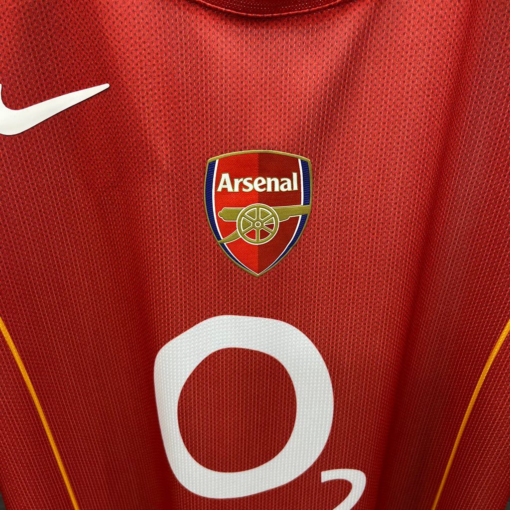 Arsenal 04/05 Kırmızı Premium Kalite Retro Forma