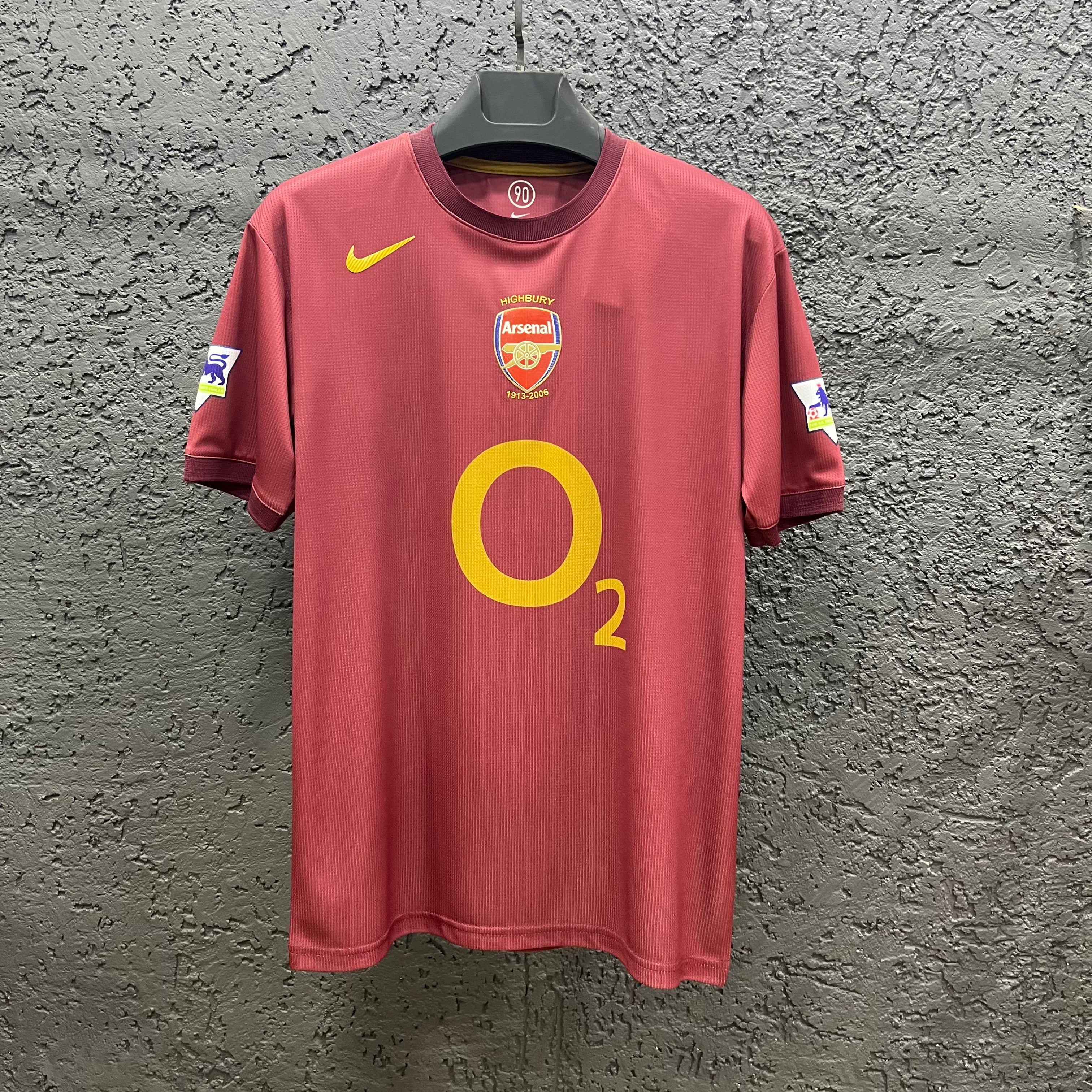 Arsenal 05/06 Bordo Premium Kalite Retro Forma