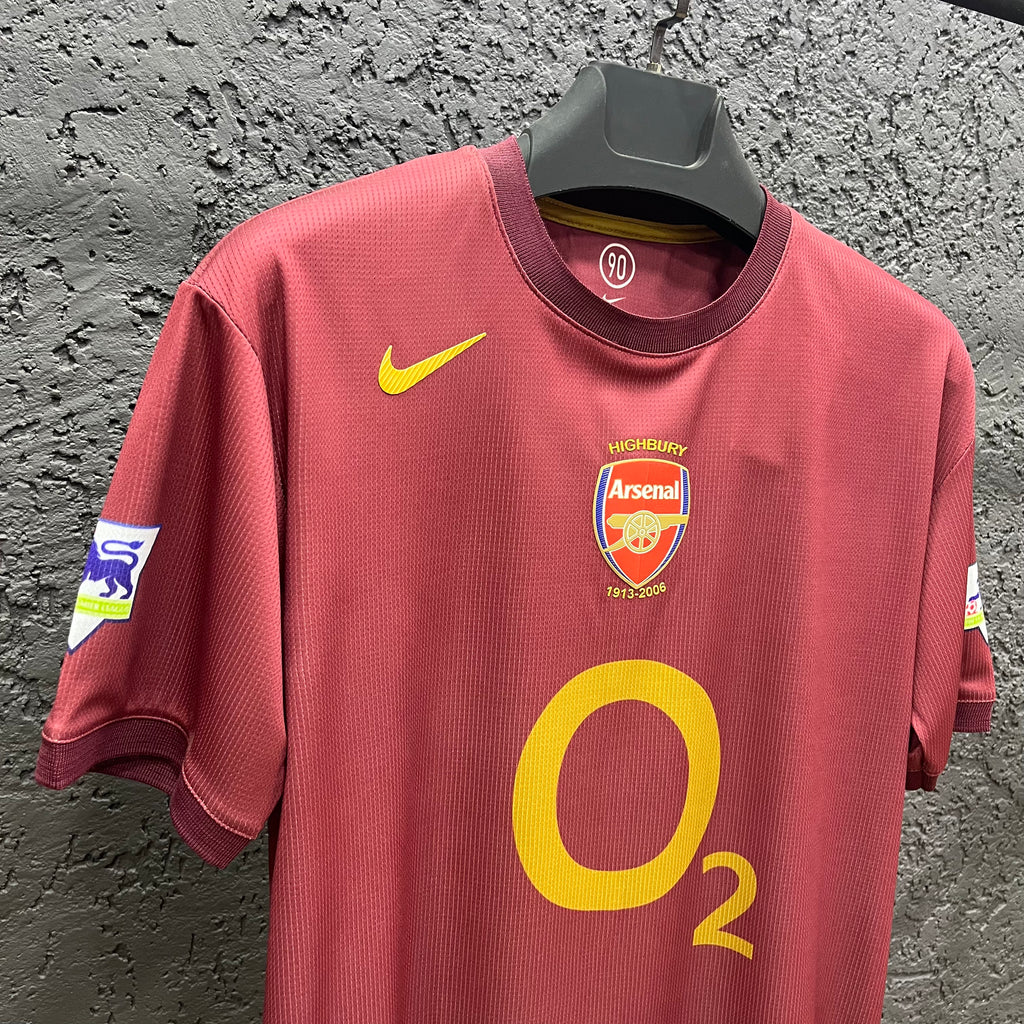 Arsenal 05/06 Bordo Premium Kalite Retro Forma
