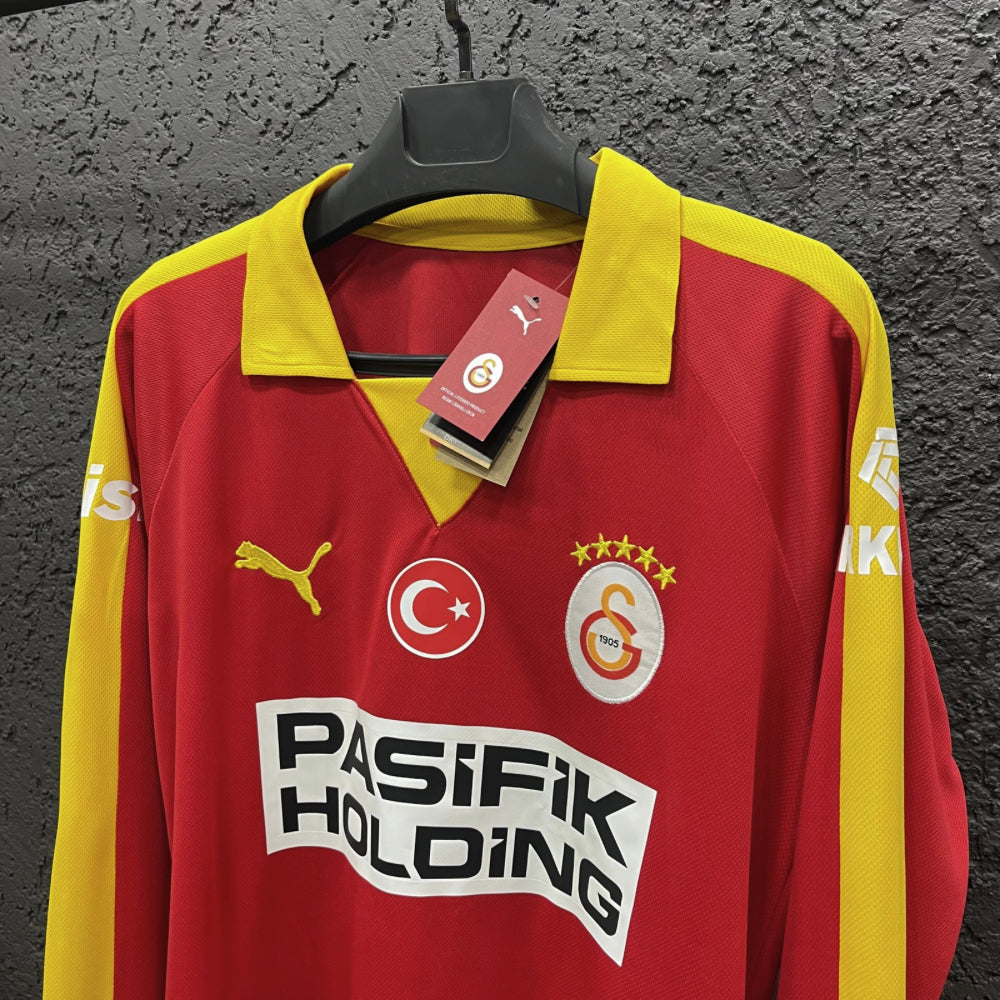Retro Uzun Kollu Kırmızı Forma