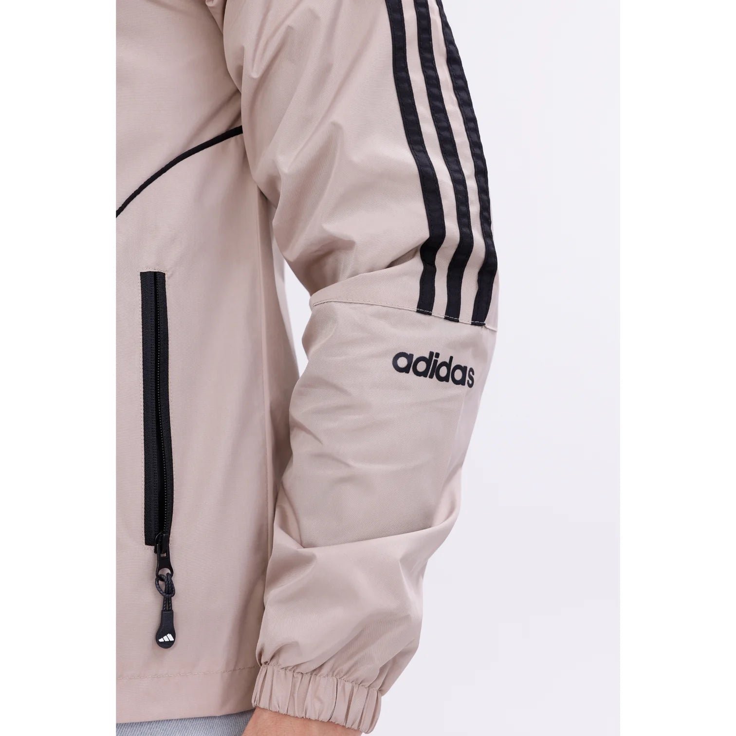 Adidas Açık Gri Astarlı Yağmurluk