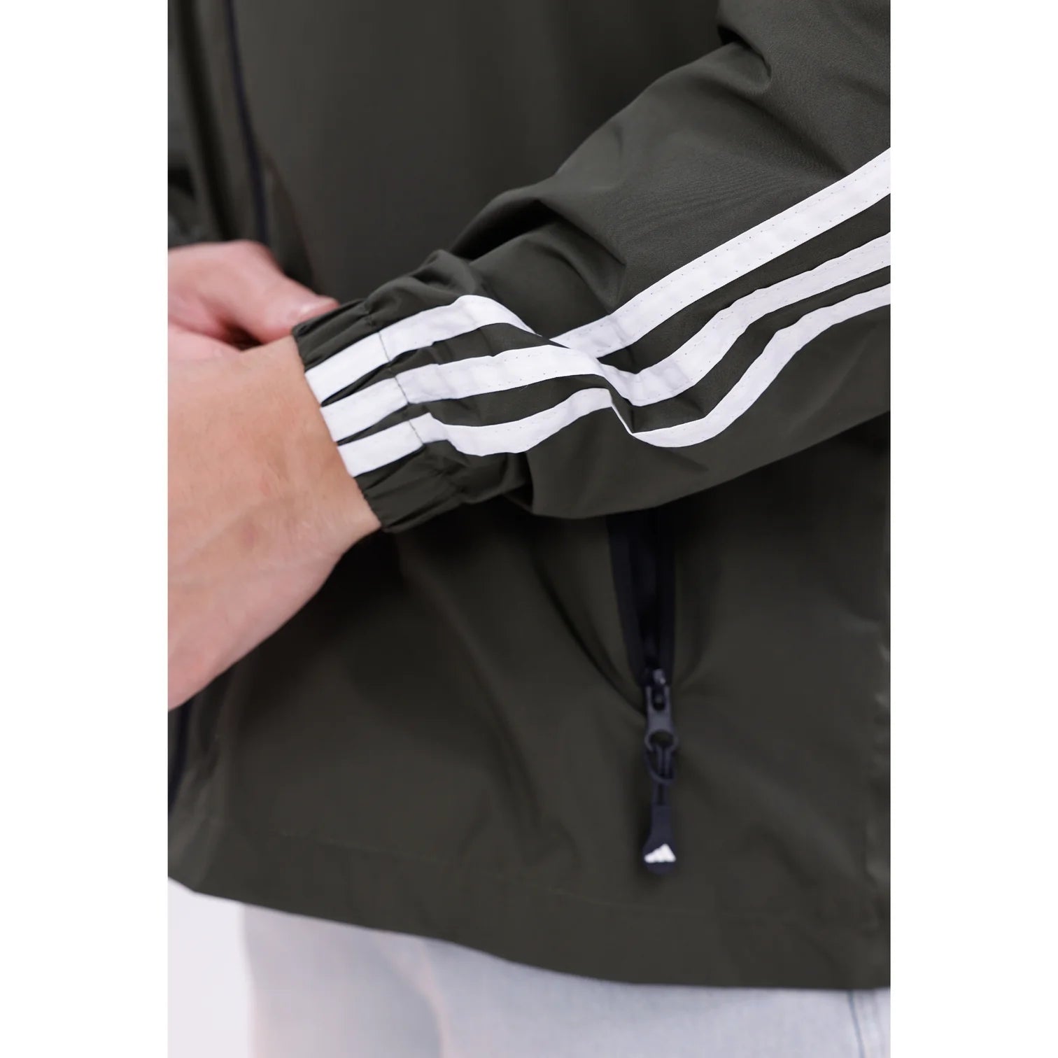 Adidas Koyu Gri Astarlı Yağmurluk