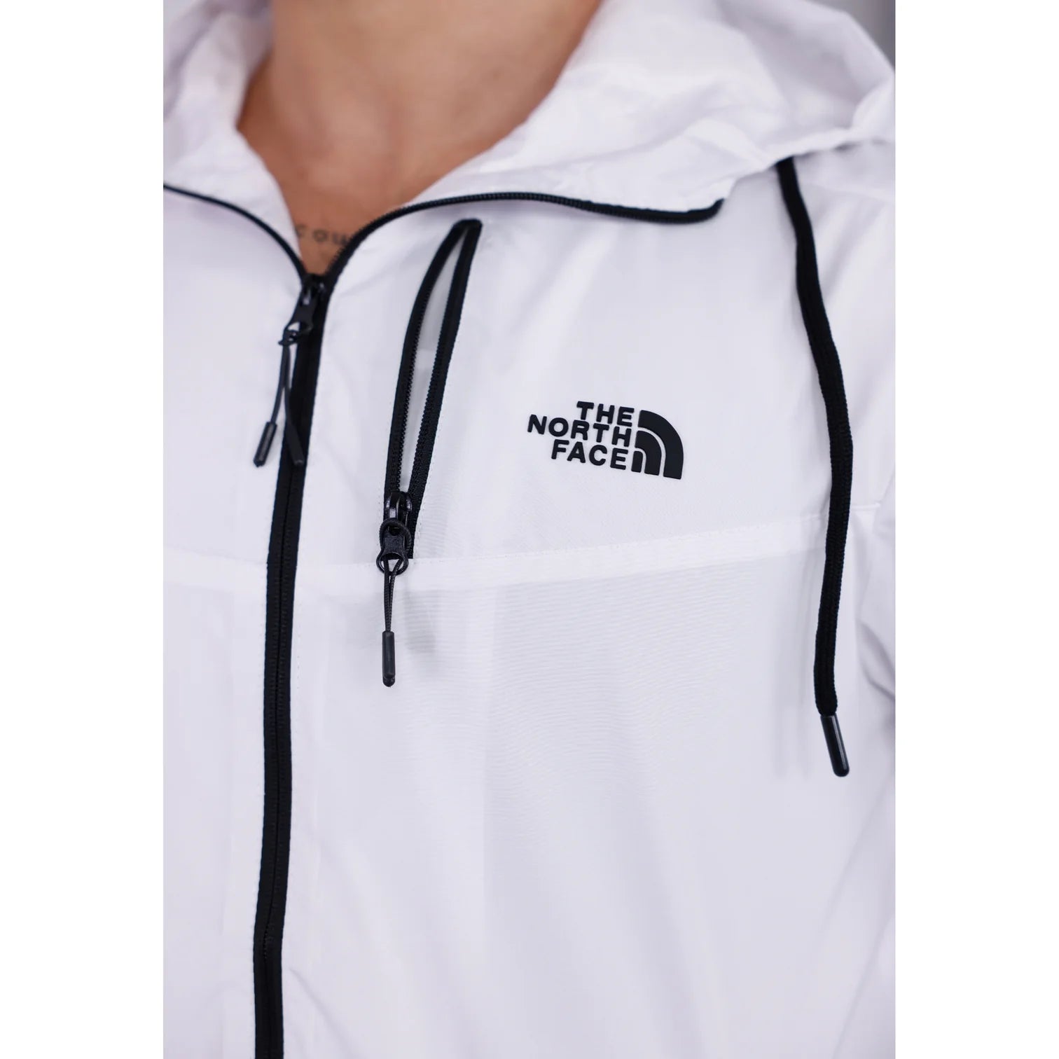 The North Face Beyaz Astarlı Yağmurluk